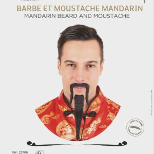 Alternative view of P'TIT CLOWN — Barbe et Moustache de Déguisement Noires
