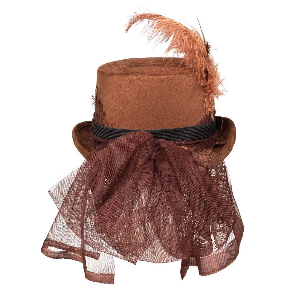 BOLAND — Chapeau Space Punk Deluxe avec lunettes Marron – Image 2