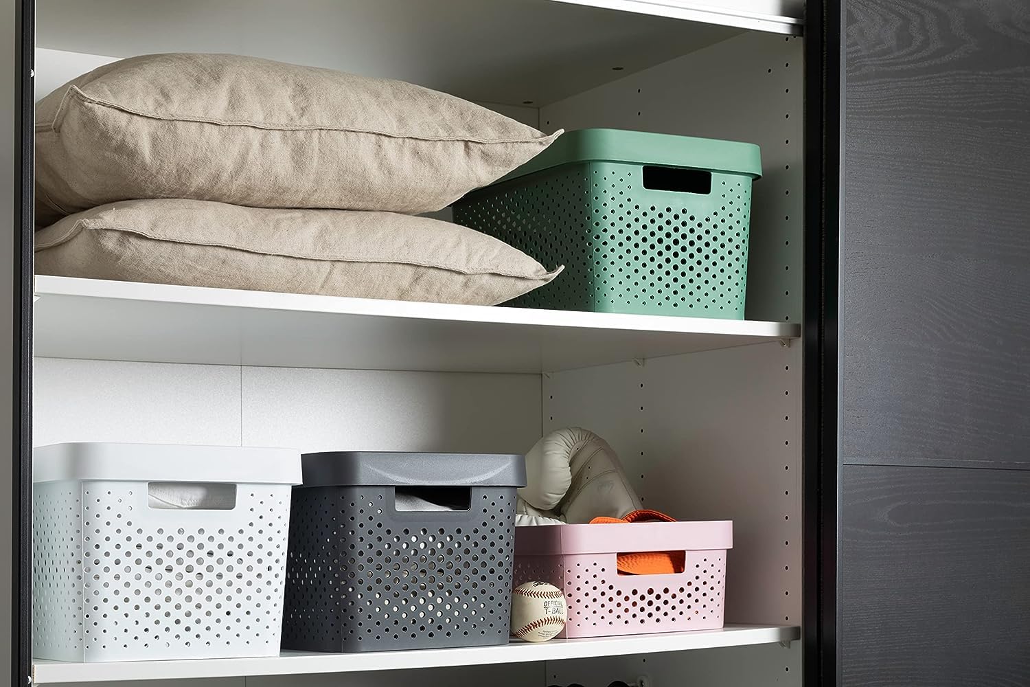 CURVER Infinity — Panier de rangement 17L gris anthracite – Image 2