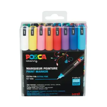 POSCA PC-1MR — Set de 16 Marqueurs
