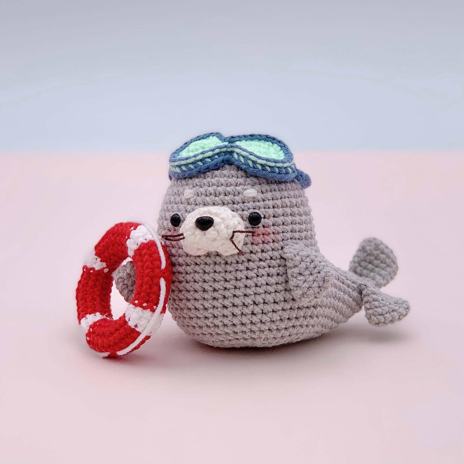 GRAINE CREATIVE — Kit Amigurumi Phoque Crochet – Image 4