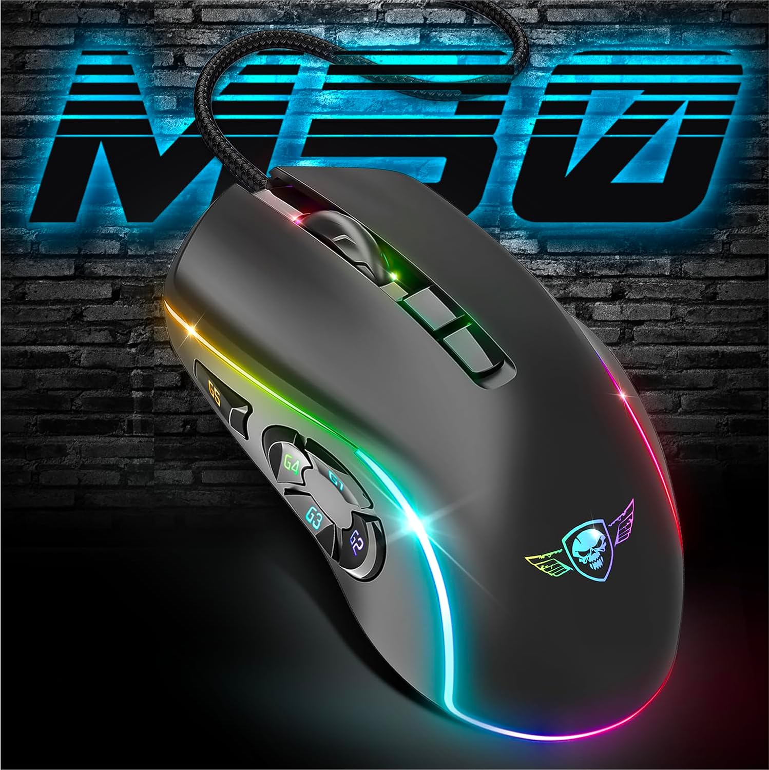SPIRIT OF GAMER Elite M30 — Souris Gamer Filaire 12800 DPI – Image 6