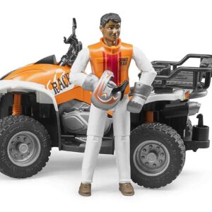 Alternative view of BRUDER — Quad avec personnage échelle 1:16