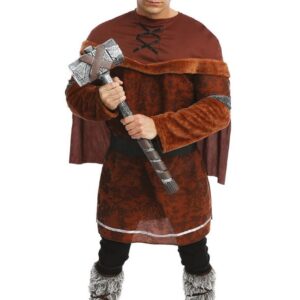 P'TIT CLOWN - 23285 - Jambières, Guêtres Viking - Viking's Gaiters - Luxe - Accessoire de Déguisement - Parfait pour Carnaval, Fêtes à Thèmes, Soirées Costumées, Halloween - Adulte Unisexe - La Paire