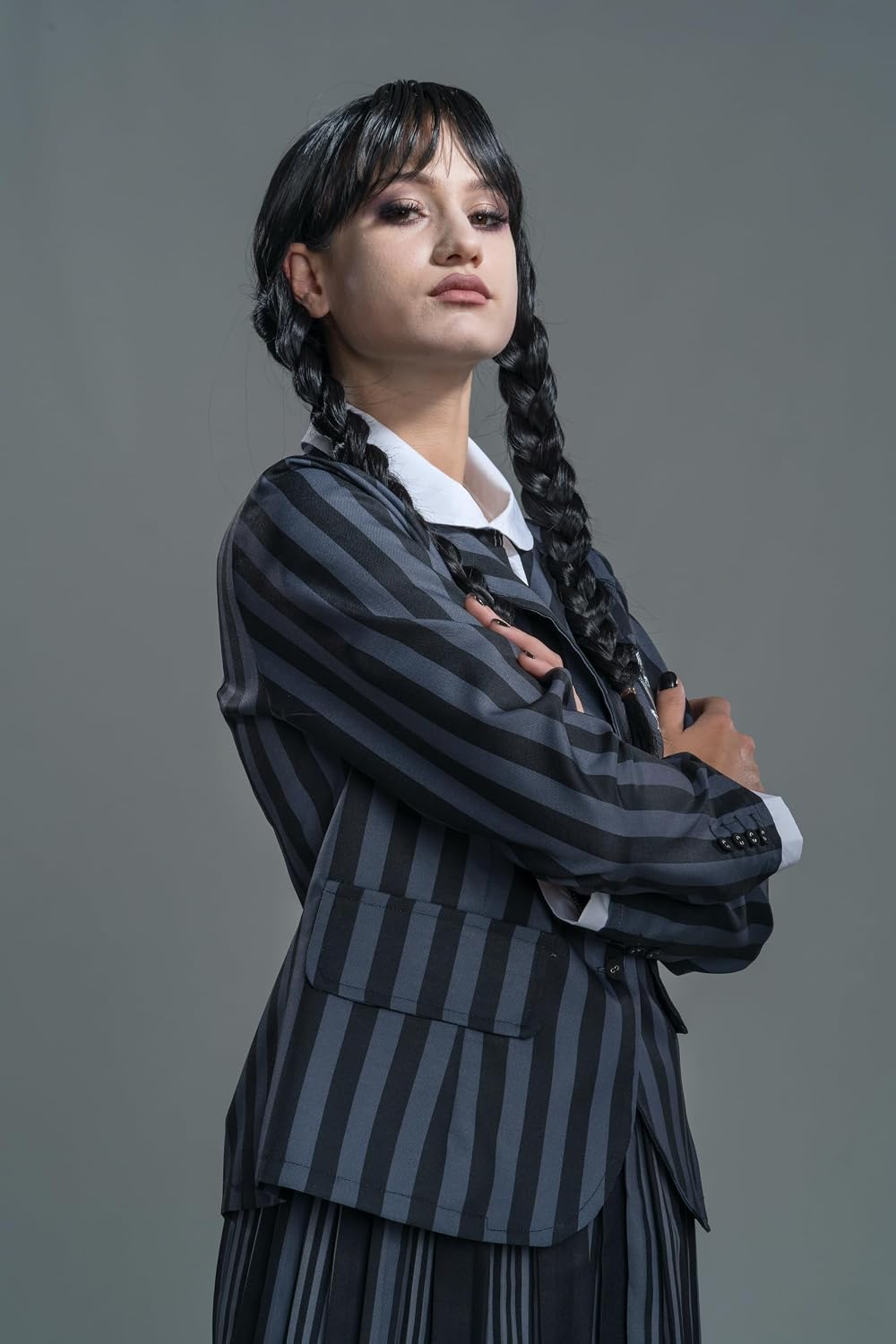 CHAKS — Costume officiel Wednesday Addams pour femme – Image 2