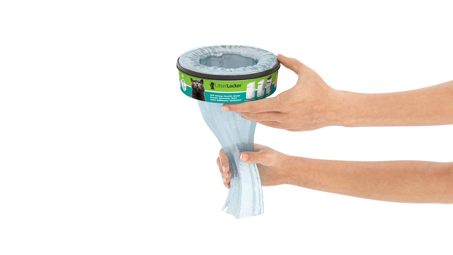 LITTERLOCKER — Lot de 3 Recharges Rondes pour Poubelle II – Image 3