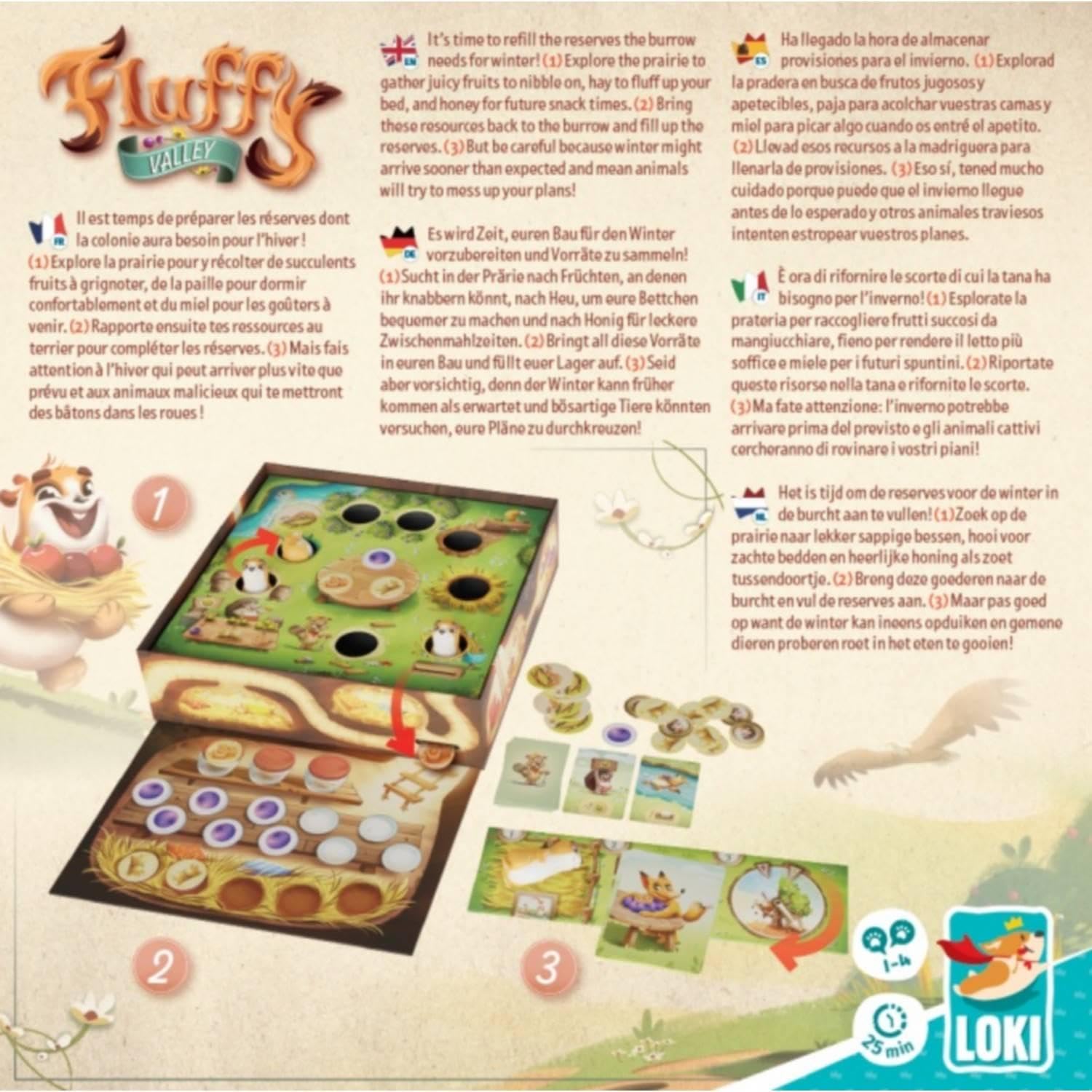 LOKI Fluffy Valley — Jeu coopératif enfant 1 à 4 joueurs – Image 5