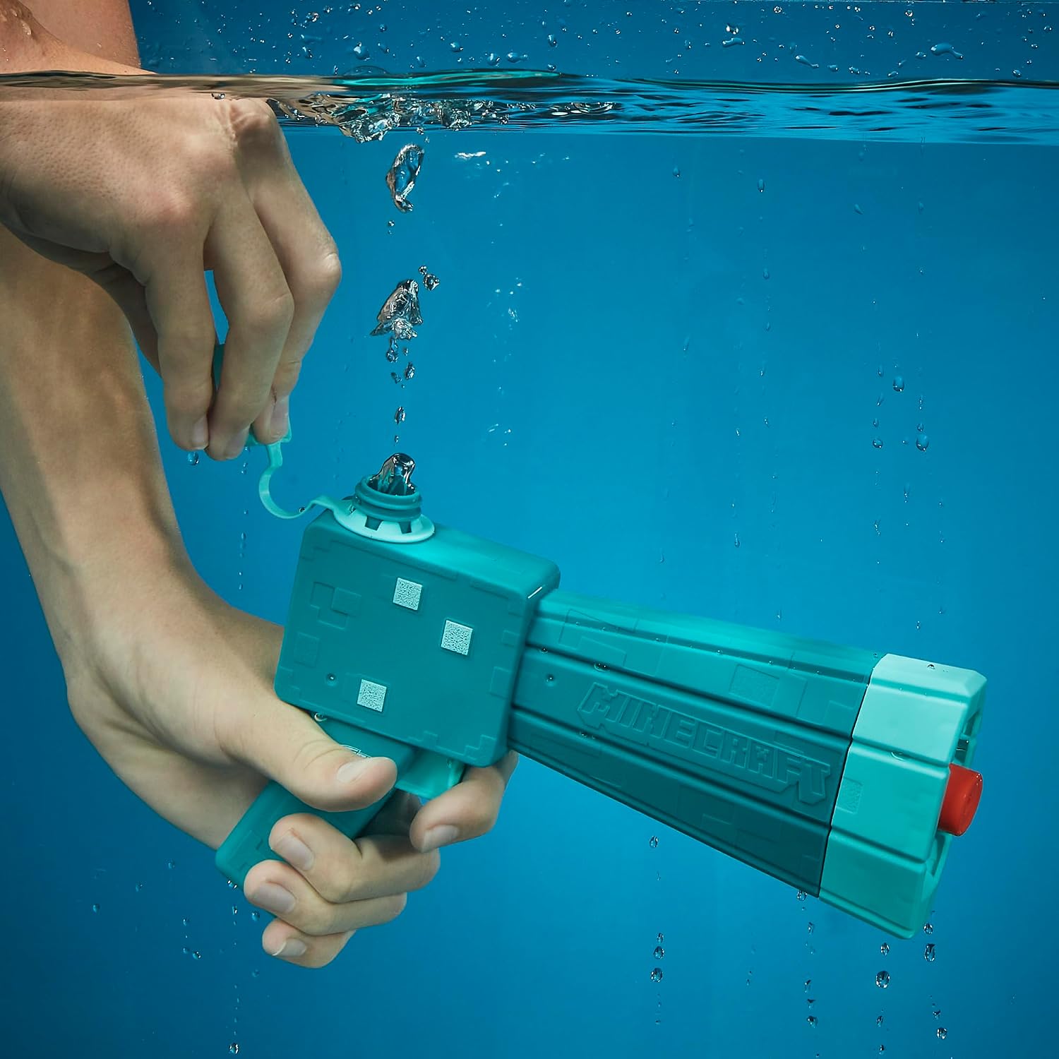 NERF Super Soaker Minecraft — Blaster à eau Glow Squid – Image 7
