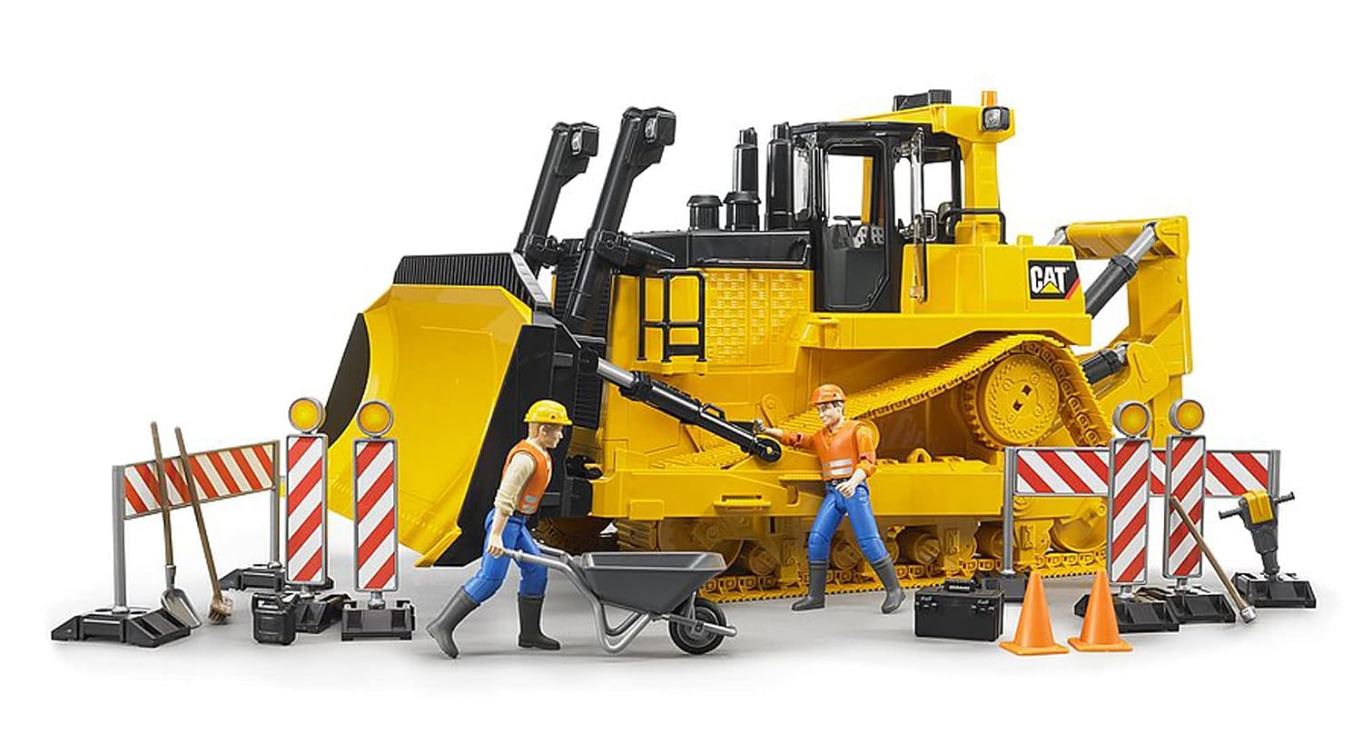 BRUDER — Bulldozer CAT à chenilles grand format – Image 5