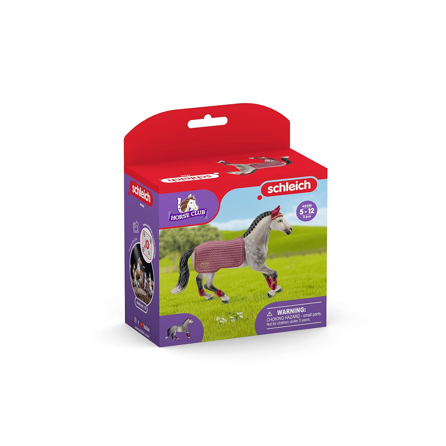 Schleich 98272 Wild Life Calendrier de l'Avent 2021 avec Figurines d'animaux - Bébé Hippopotame, Guépard, Lémurien, Éléphant, Scientifique et Plus - Cadeau Jouet Fille et Garçons à Partir de 5 Ans – Image 5