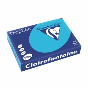 Clairefontaine Trophée Rame de papier 250 feuilles A4 21 x 29,7 cm Bleu roi