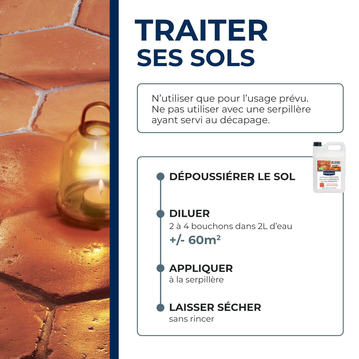 STARWAX — Lait de Brillance Tomettes et Terres Cuites 5L – Image 3