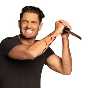 Boland Couteau assassin ensanglanté 33 cm - Rouge - Taille Unique