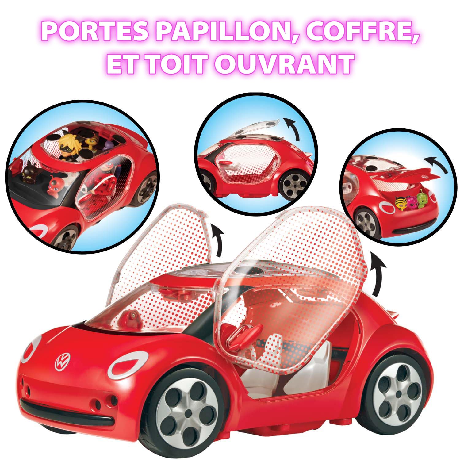 BANDAI — Voiture Volkswagen e-Beetle Ladybug Miraculous – Image 2