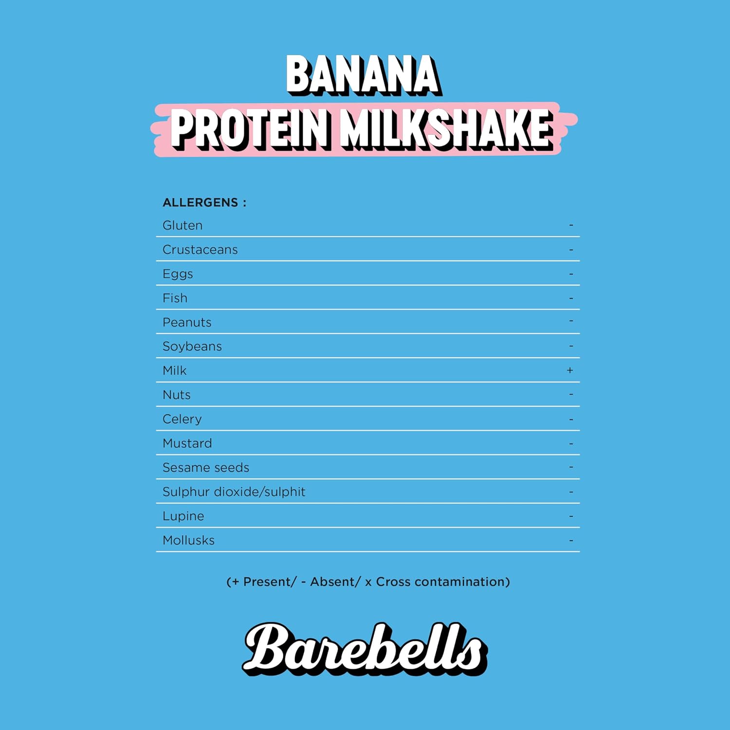 BAREBELLS — Milkshake Protéiné Banane 8x330ml – Image 6