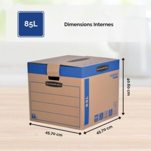 Alternative view of FELLOWES SmoothMove — Lot de 5 Caisses de déménagement grand format