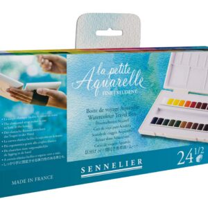 Sennelier La Petite Aquarelle 24 Demi-Poêles
