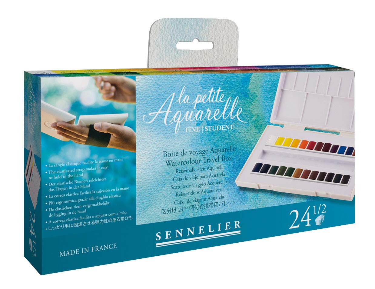 Sennelier La Petite Aquarelle 24 Demi-Poêles
