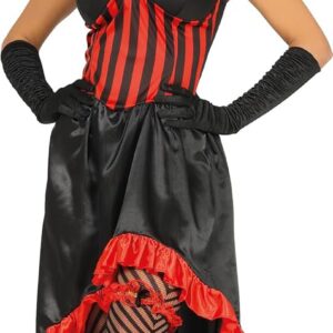 Déguisement Cabaret Rayés Femme M