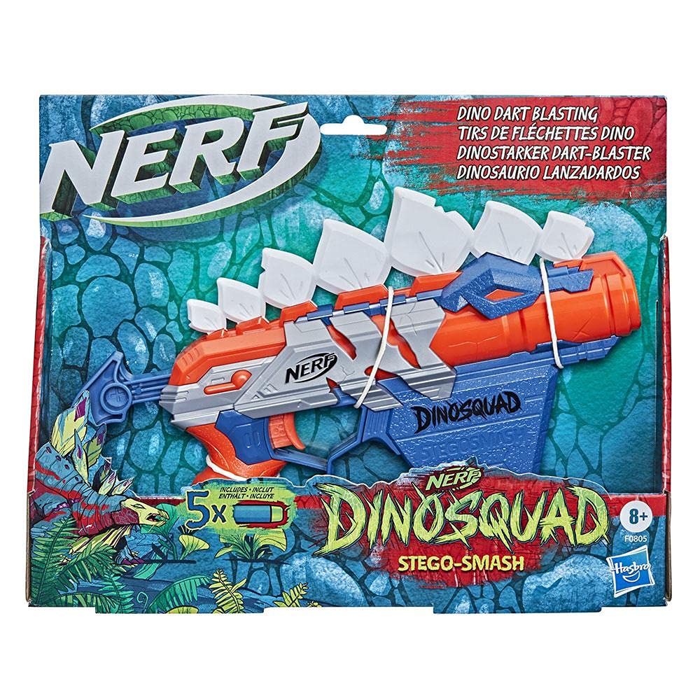 NERF DinoSquad Stego-Smash — Blaster avec 5 fléchettes – Image 2
