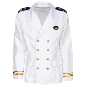 Alternative view of W WIDMANN MILANO — Veste de capitaine blanche pour homme