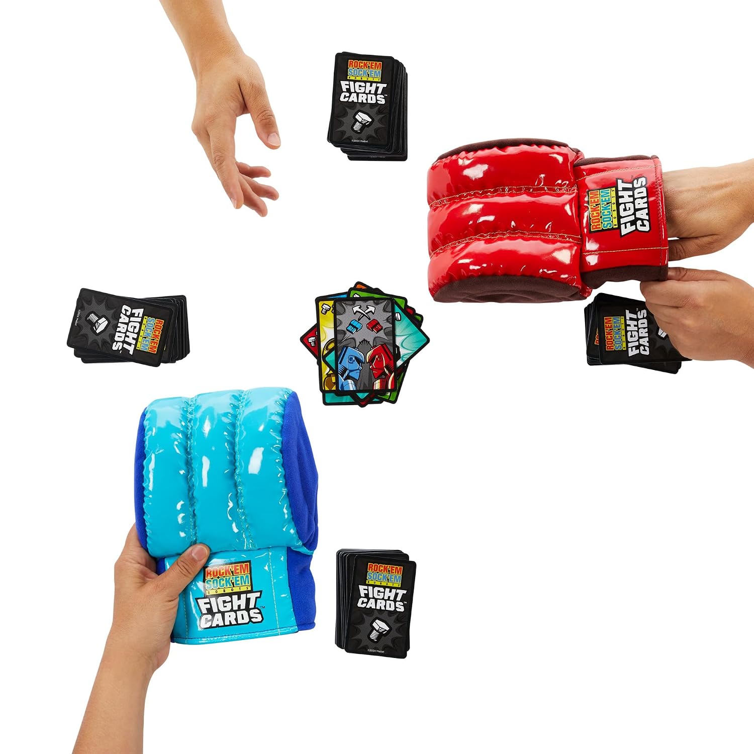 MATTEL Games Fight Cards — Jeu de Cartes avec Gants de Boxe – Image 3