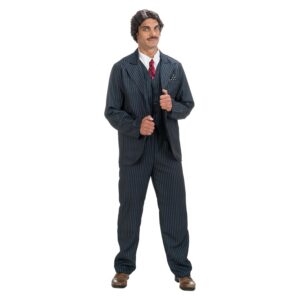 Chaks - Costume de Gomez Addams pour homme, costume officiel de Mercredi, ensemble 4 pièces pour Halloween, cosplay et carnaval