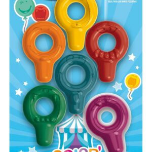 Maped - 6 Craies en Cire Bébé Color'Peps Baby - Premier âge - Crayons de Cire Ergonomiques pour enfants +18 mois - Boîte de 6 couleurs