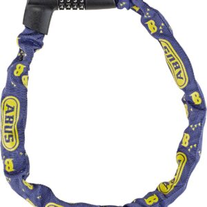 ABUS Serrure à chaîne Tresor 1385/75 - serrure à combinaison en acier trempé - chaîne carrée de 6 mm d'épaisseur - niveau de sécurité 6