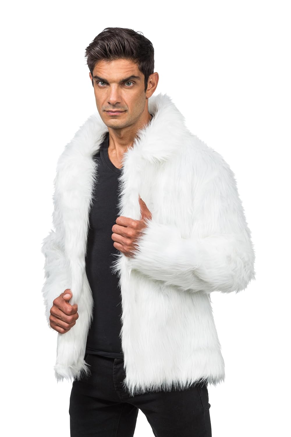 CHAKS — Veste courte en fausse fourrure pour adulte – Image 2