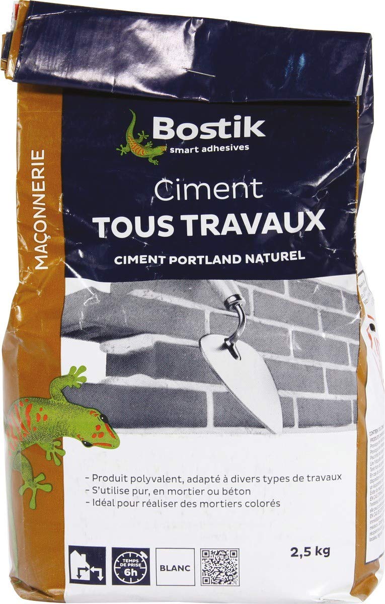 BOSTIK — Sac de ciment gris tous travaux 5kg – Image 2