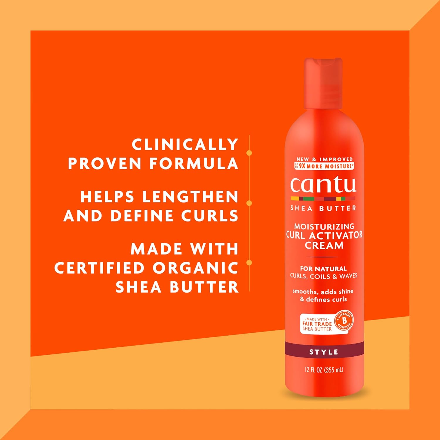 Crème hydratante avec activateur de boucle 355 ml – Image 2