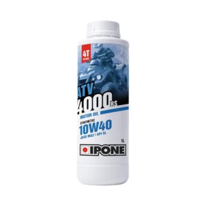 IPONE - Huile Quad 4 Temps ATV 4000 RS 10W40 - Lubrifiant Semi-Synthétique - Usages Agricole et Utilitaire - Résistance à l'Usure - Protection du moteur - Anti-corrosion et anti-oxydation - 2L
