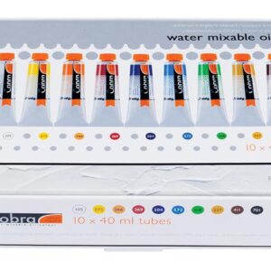 Royal Talens Cobra Study 40ml Oil Paint Value Set 10/Pkg-