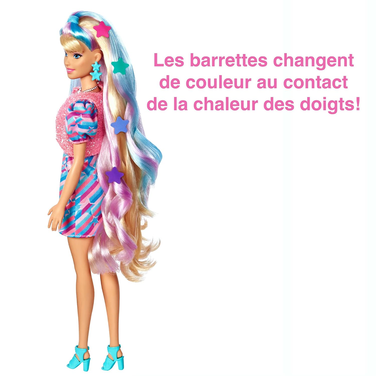 BARBIE Ultra Chevelure — Poupée thème étoiles 21,6 cm – Image 4