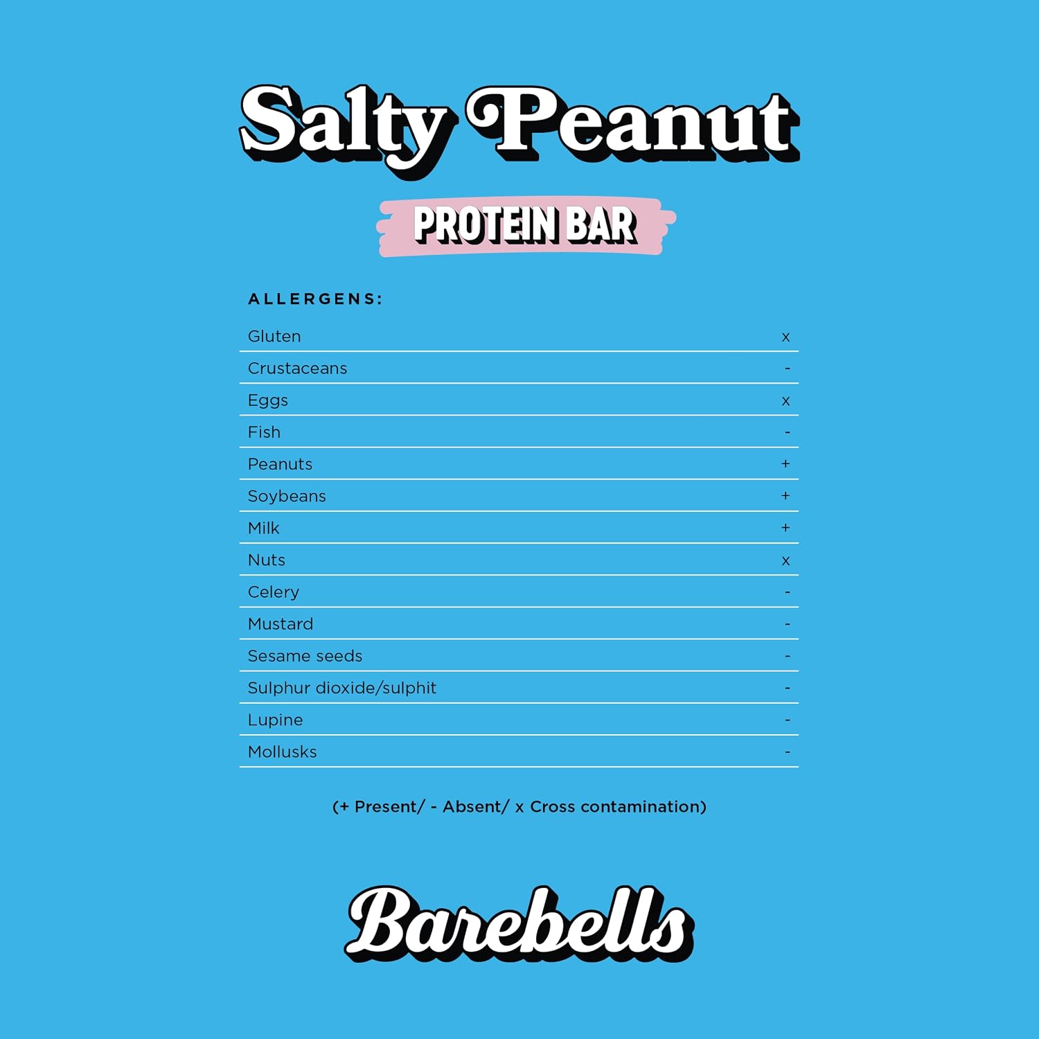 Barebells Protein Bar Salty Peanut 12X55g – Image 5