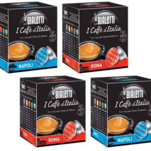 Bialetti: Two Pair Napoli + Roma Set of 64 Capsules * (2+2) * by Bialetti