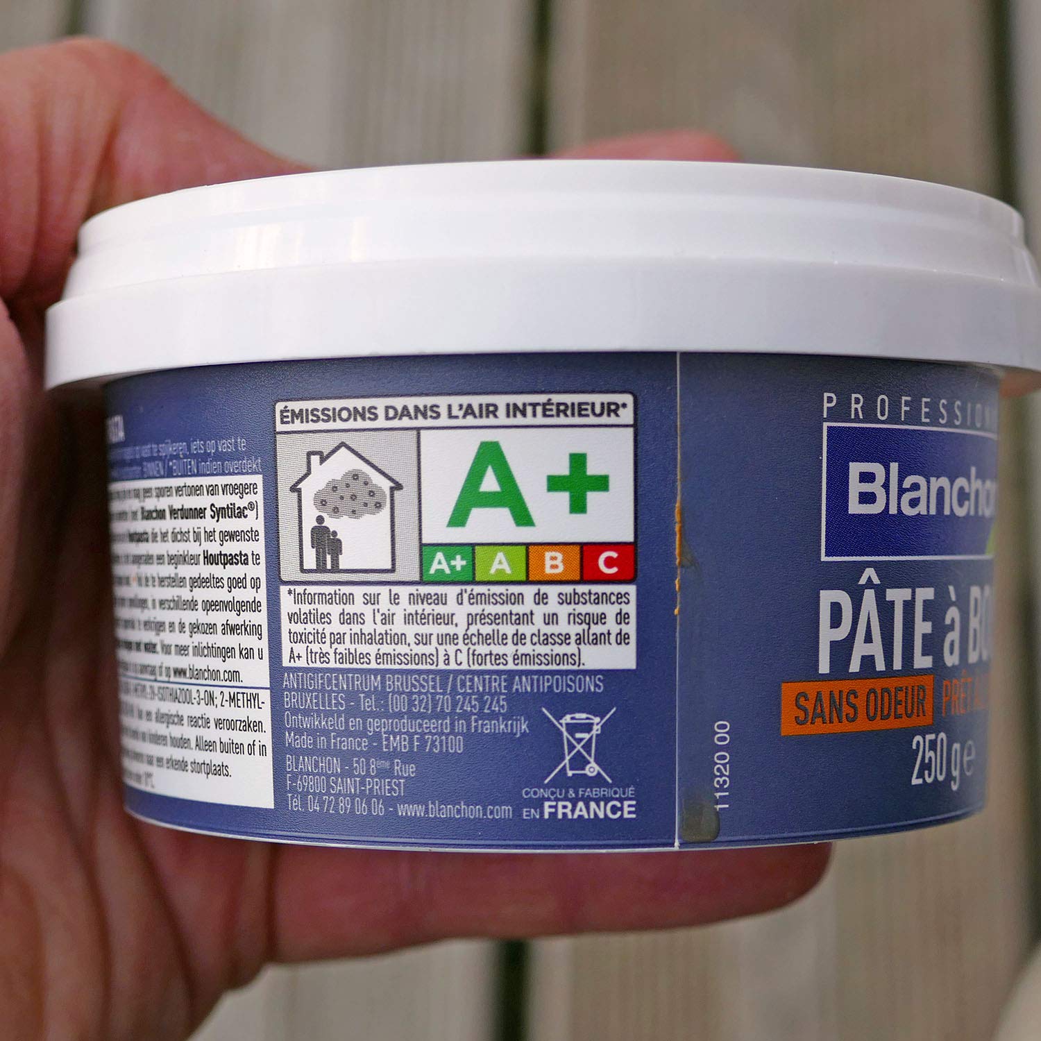 BLANCHON — Pâte à bois chêne doré 250g – Image 4