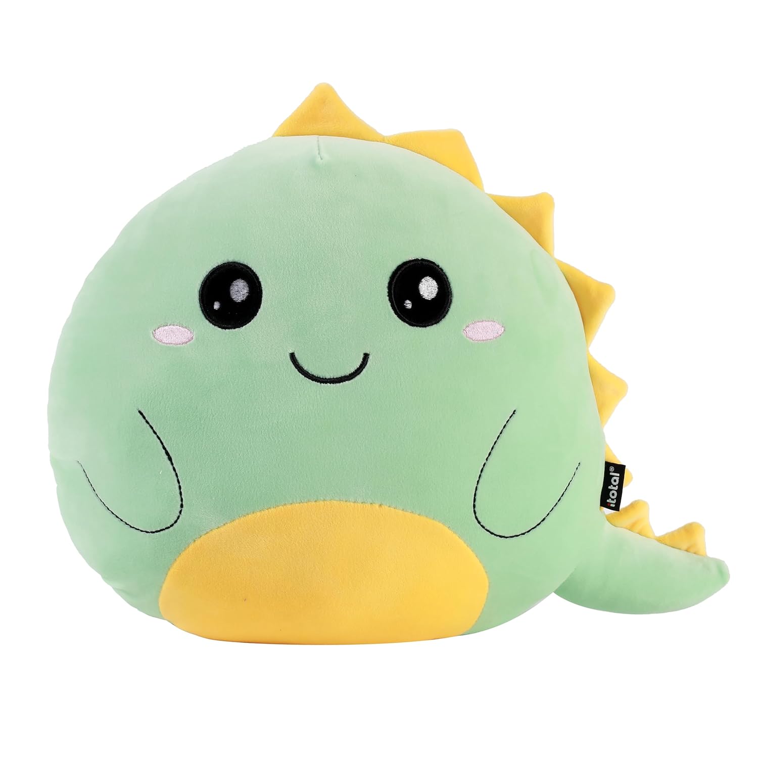 I-TOTAL ® - Coussin décoratif pour Chambre/Salon, Coussin Moelleux en Tissu Animal (Hello Dino)