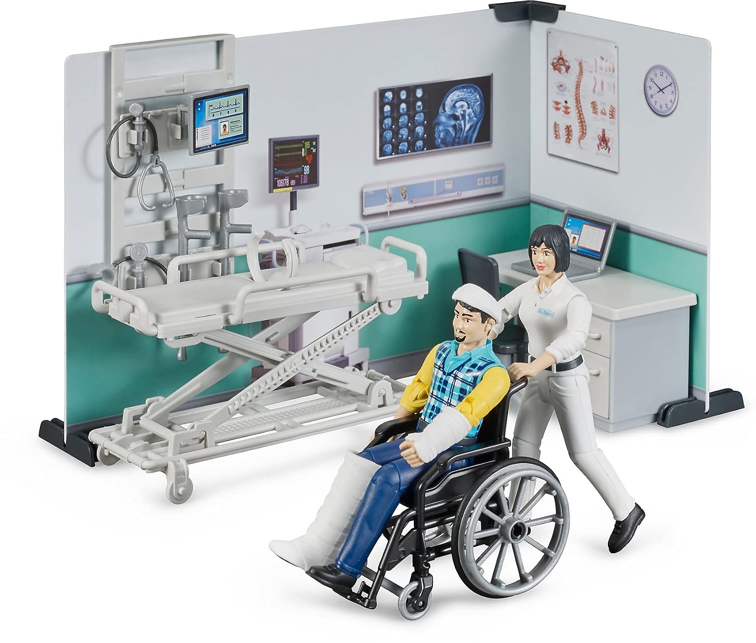 BRUDER bworld — Infirmerie avec médecin et patient – Image 7