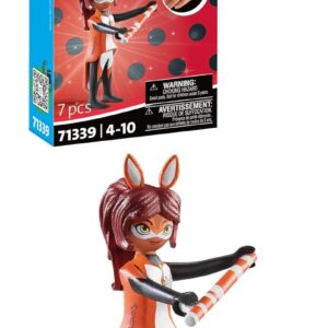 Playmobil 71339 Miraculous : Rena Rouge - Miraculous - Comprend Rena Rouge et Divers Accessoires - Les Aventures de Ladybug et Chat Noir - Dès 4 Ans