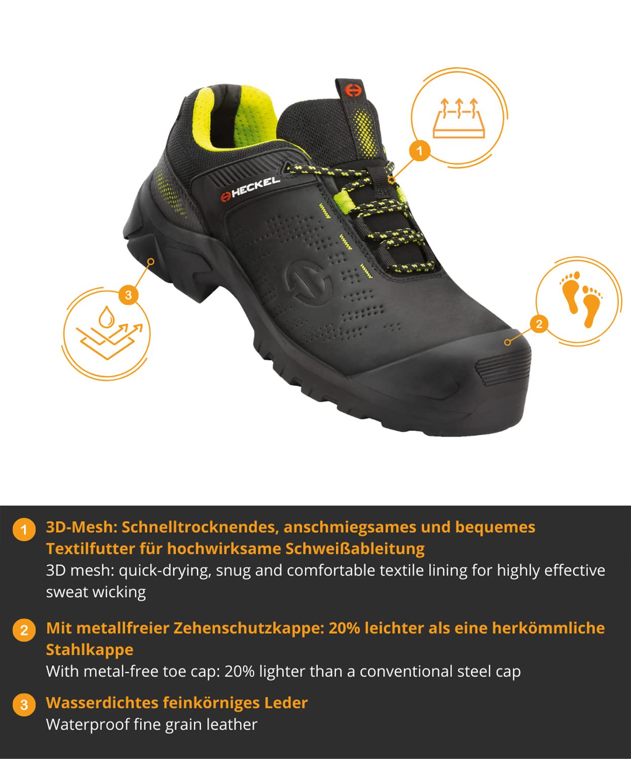HECKEL MACCROSSROAD 3.0 — Chaussures de sécurité 44 – Image 2