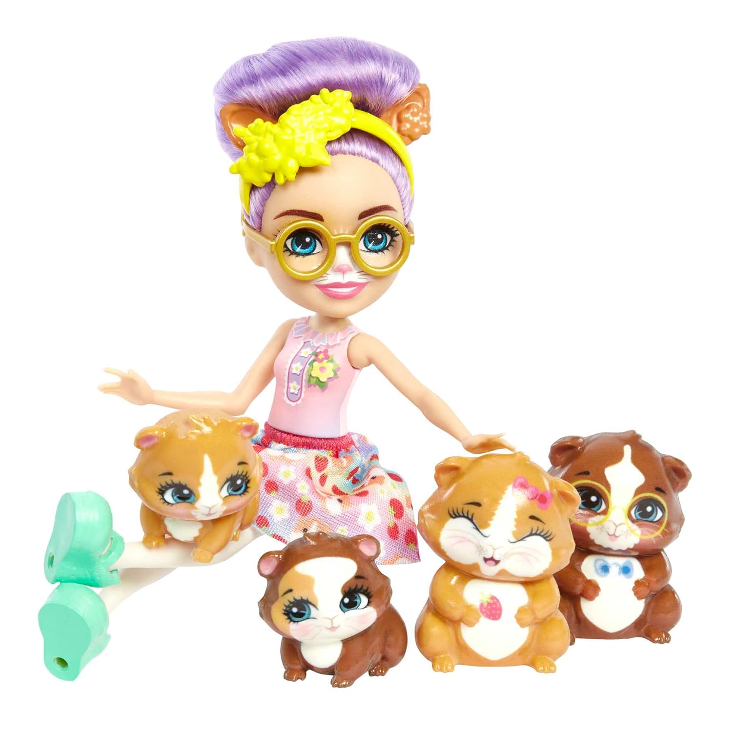 ENCHANTIMALS — Coffret Famille Poupée 15 cm et 3 Figurines – Image 4