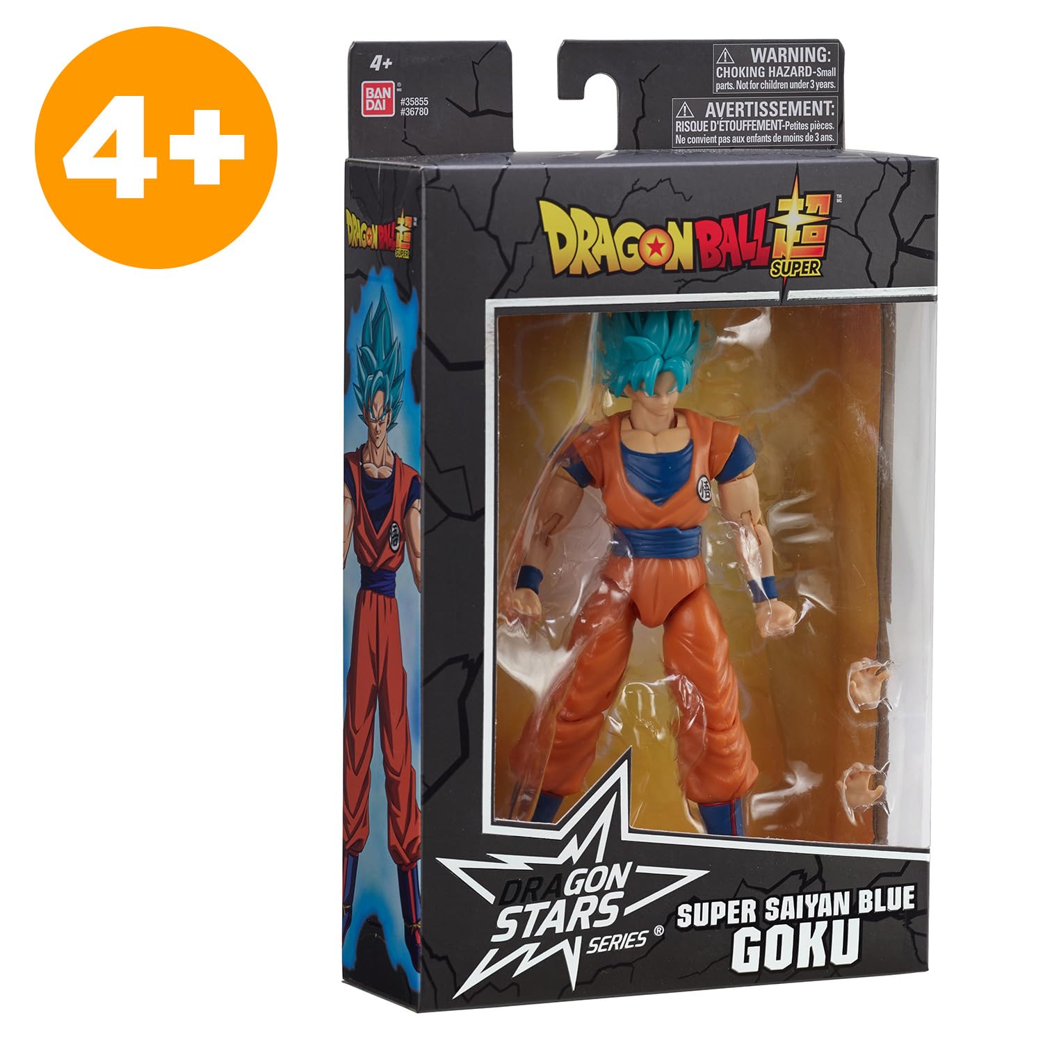 BANDAI Dragon Stars — Figurine articulée Blue Goku 17 cm – Image 7