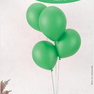 Alternative view of P'TIT CLOWN — Lot de 10 Ballons Anniversaire Ø 30 cm Vert