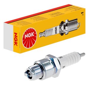 NGK Bougie d'allumage 5126 Raccord-SAE avec vis Électrode centrale en nickel 1-électrode de masse pas d'antiparasitage avec siège à garniture plate Ouverture de la clé: 20,8 mm Longueur du filetage:
