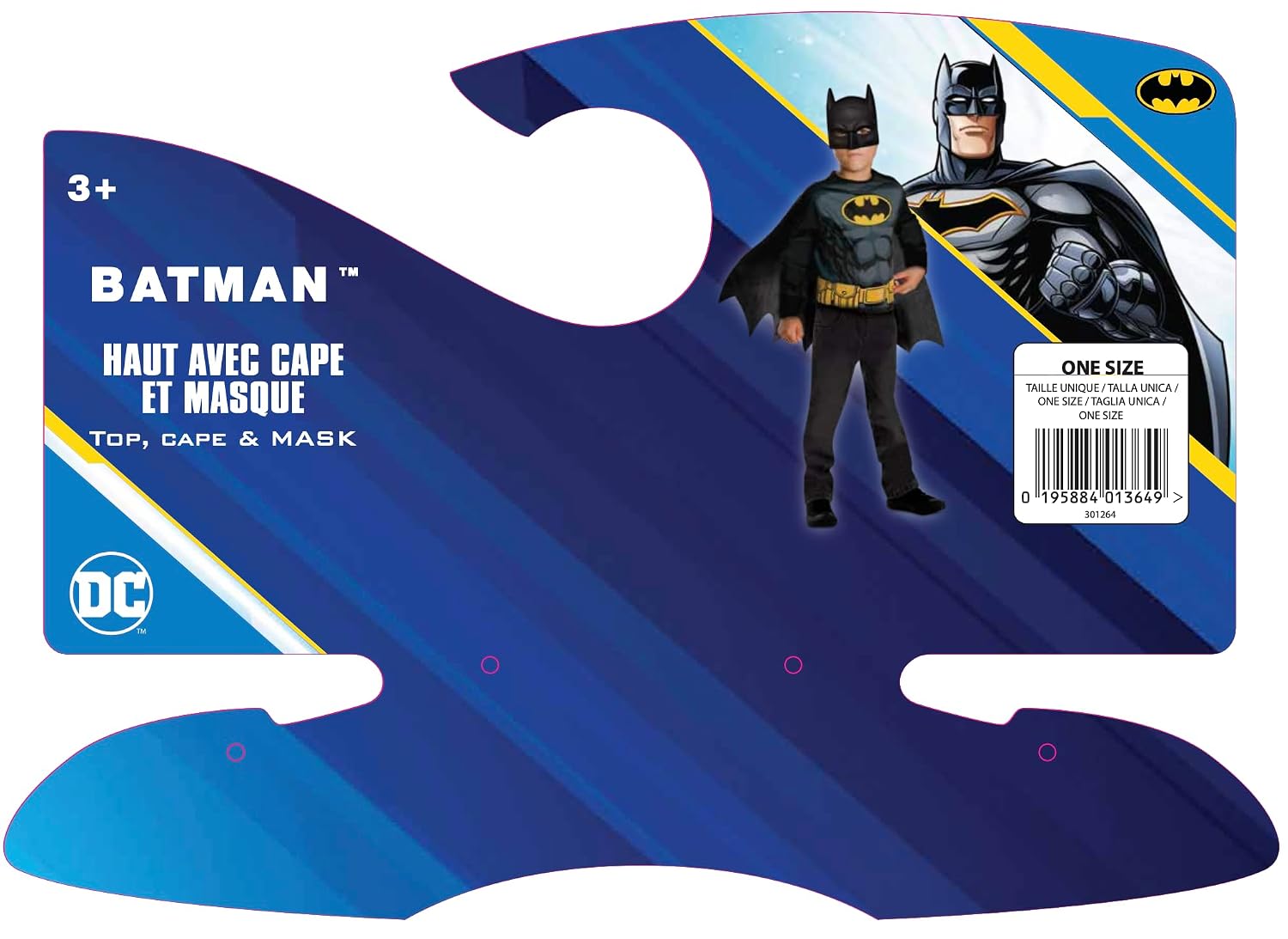 RUBIE'S DC — Déguisement Batman enfant taille unique 5-8 ans – Image 5