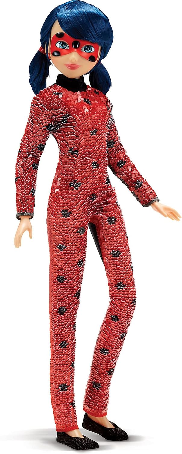 BANDAI Miraculous Ladybug — Poupée Marinette à sequins 26 cm – Image 2