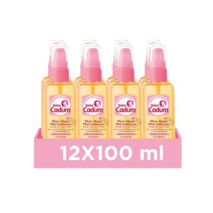 Cadum Bébé Cadum Huile Merveilleuse à l'Huile d'Amandes Douces Bio - Lot de 12 x 100 ml