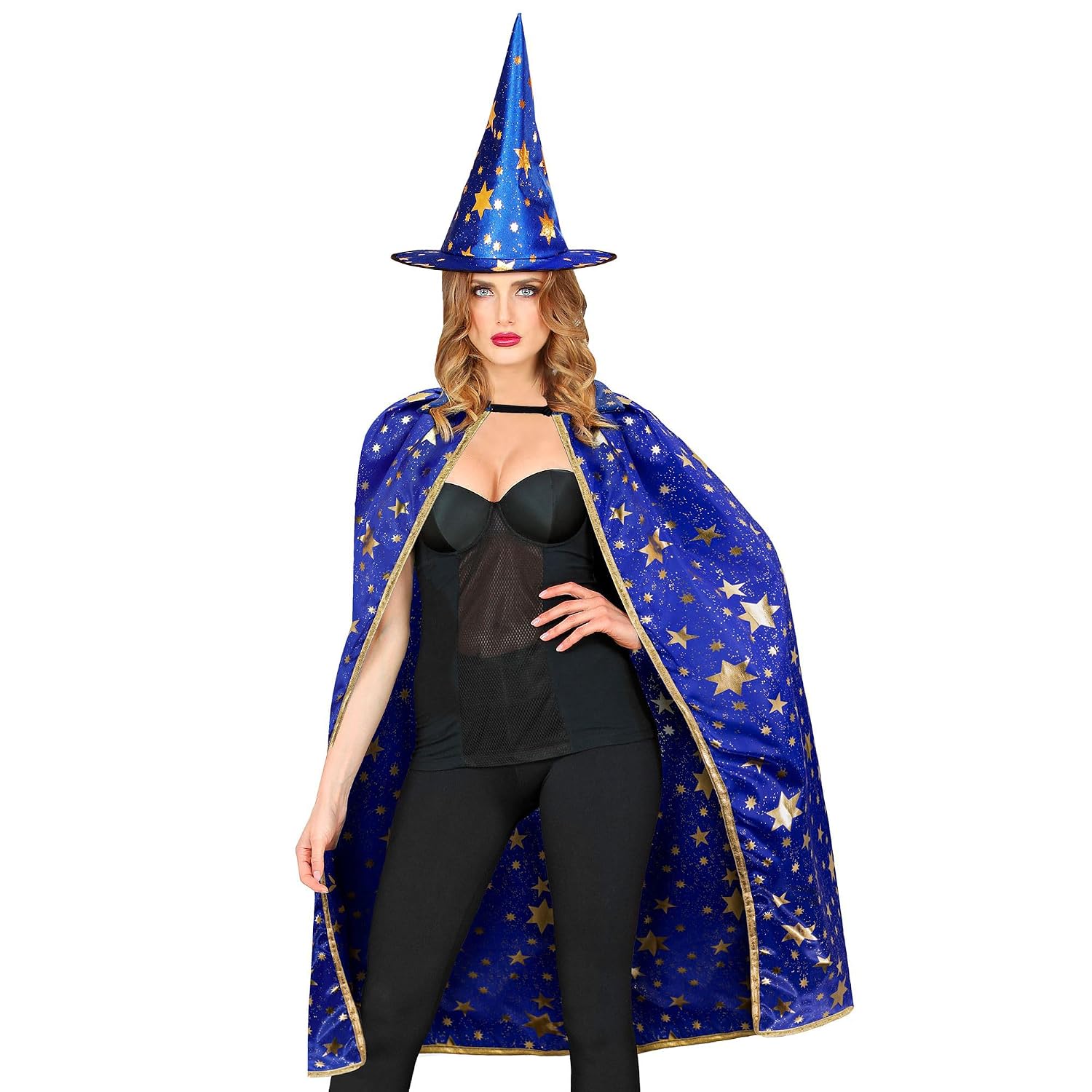 W WIDMANN MILANO — Costume de magicien adulte avec cape 85 cm – Image 2